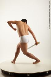 Fighting reference poses of Moses